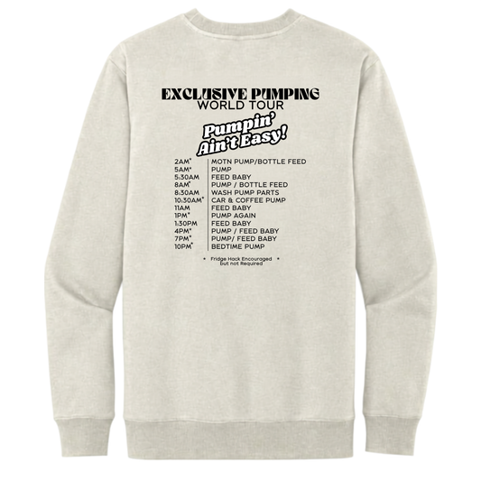 Exclusive Pumping World Tour Crewneck