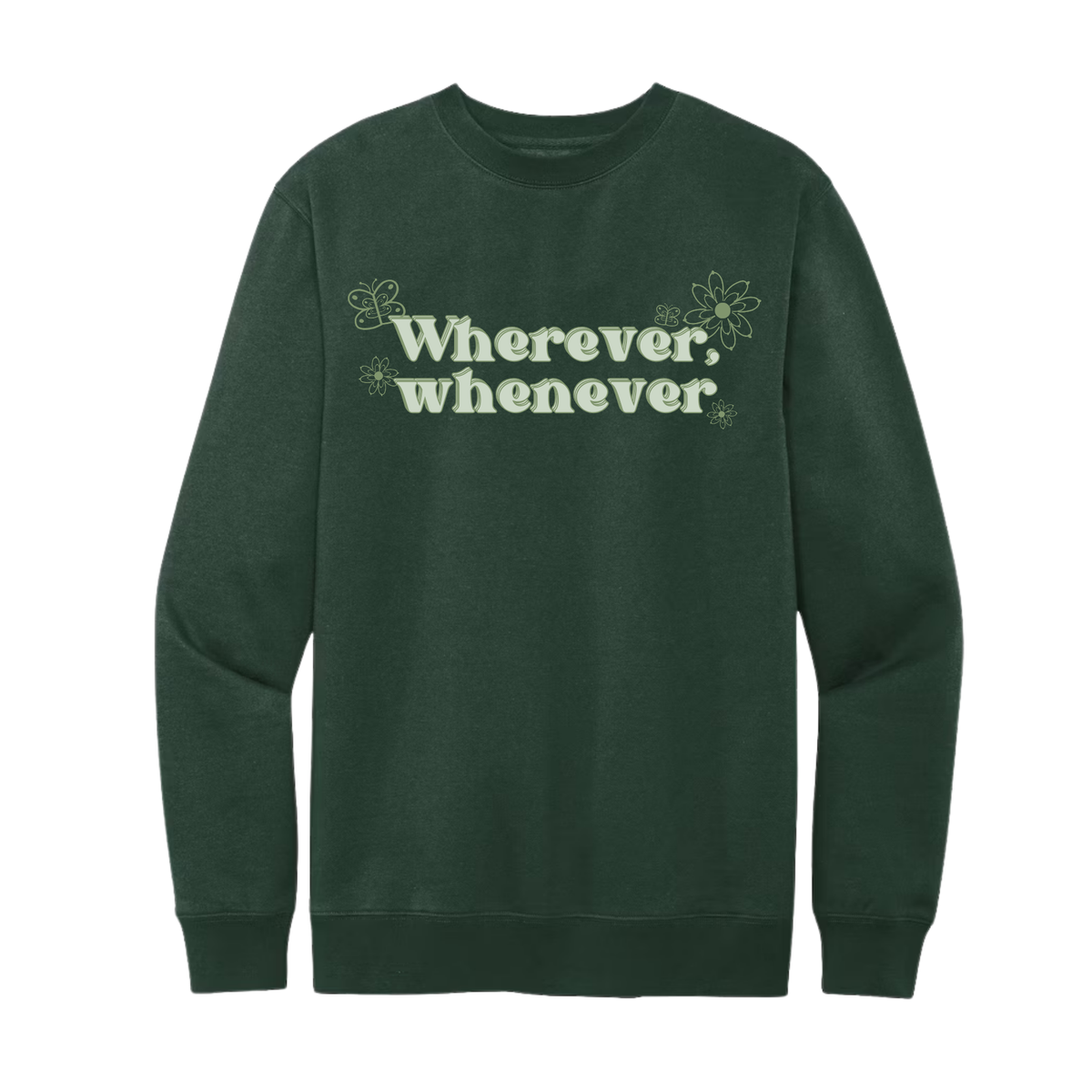 Wherever, whenever Crewneck