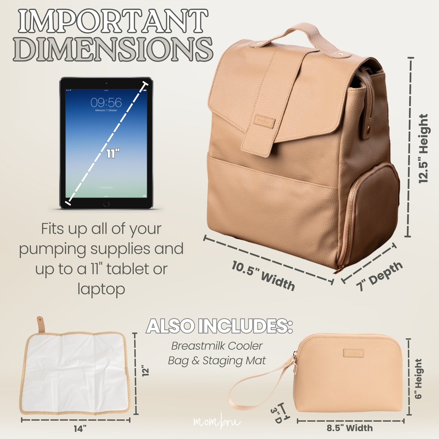 Hallie Breast Pump Bag - Mini