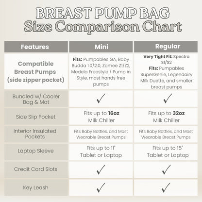 Hallie Breast Pump Bag - Regular